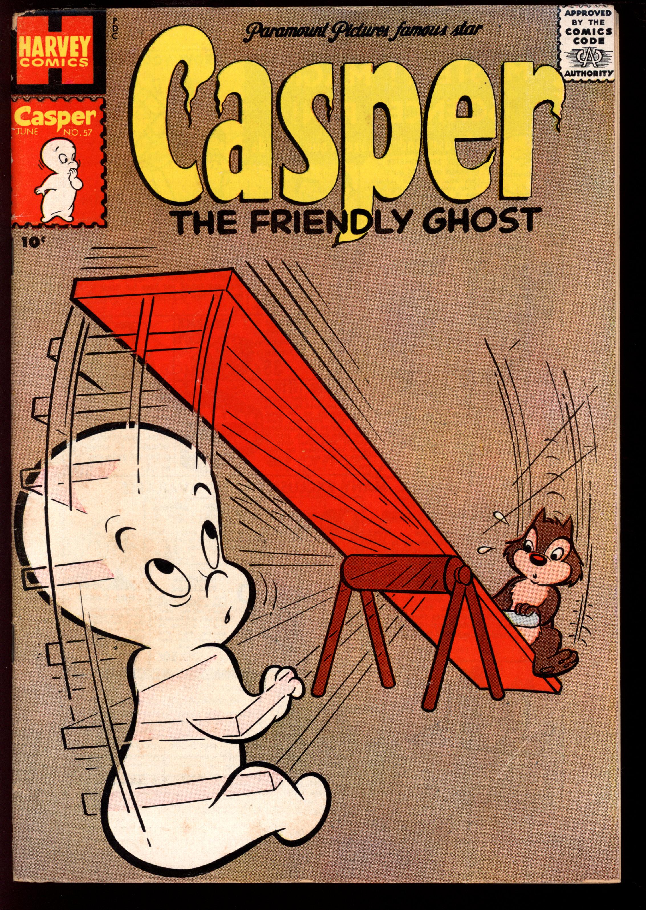 CASPER THE FRIENDLY GHOST Front Cover