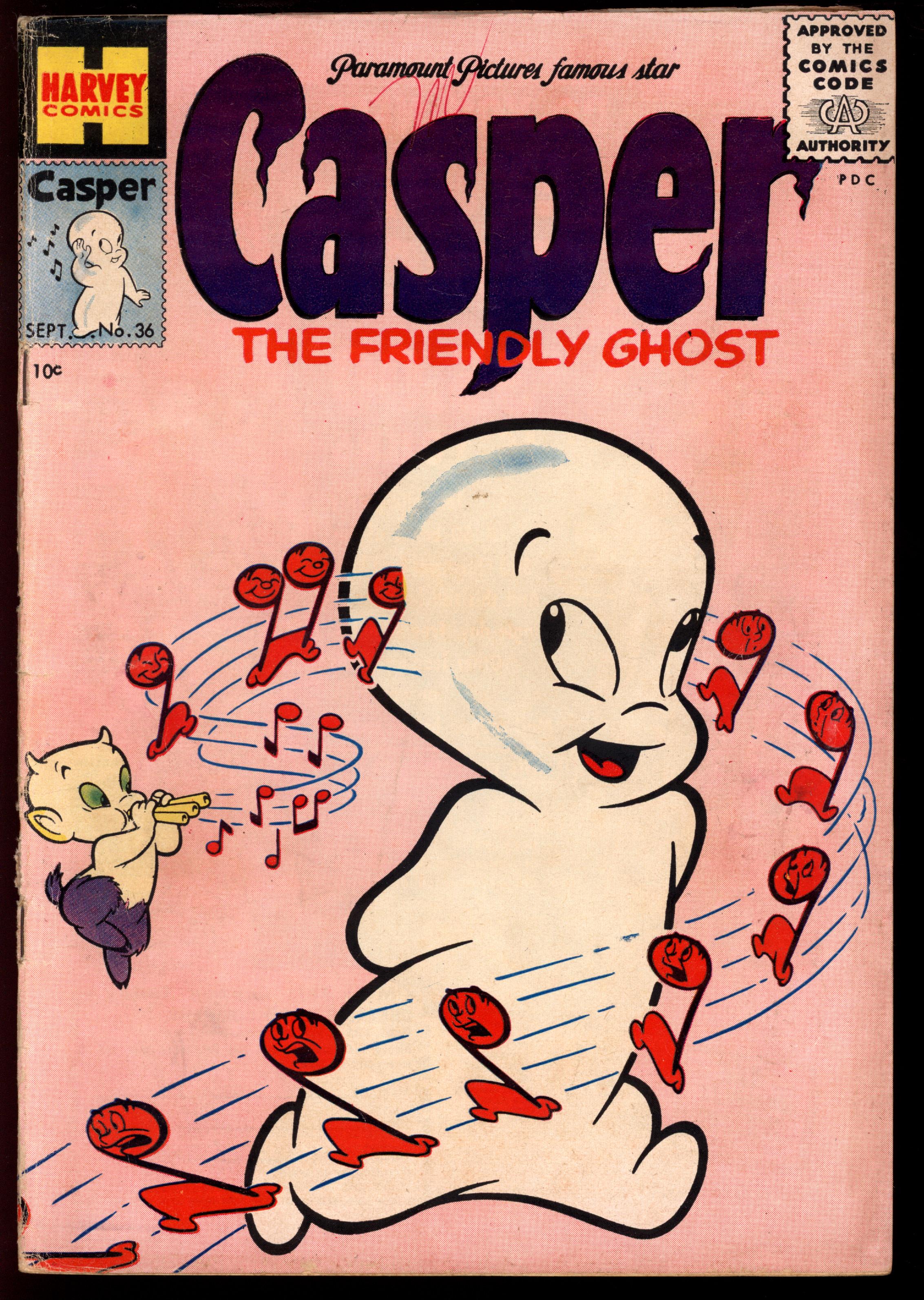 CASPER THE FRIENDLY GHOST Front Cover