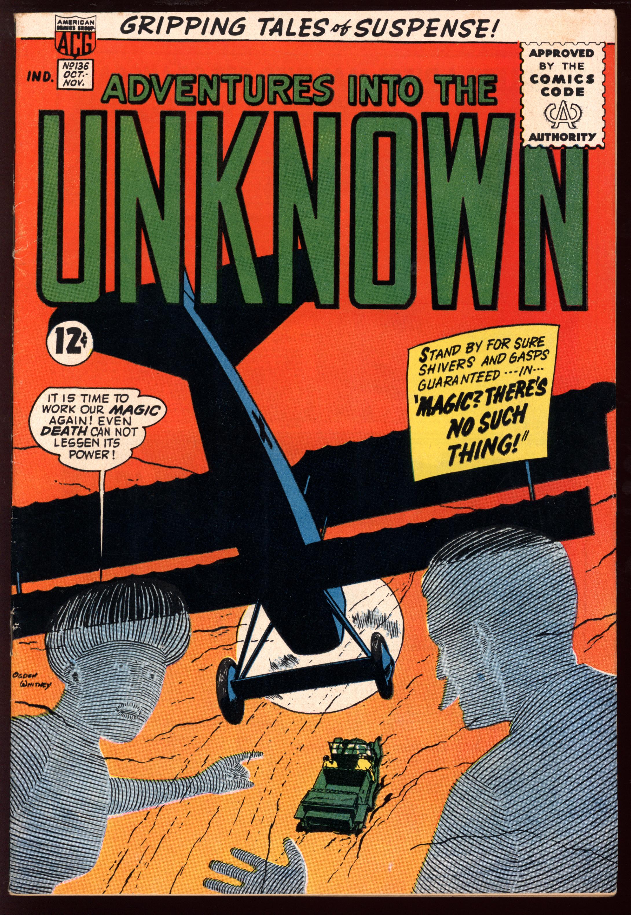 ADVENTURES INTO THE UNKNOWN Front Cover