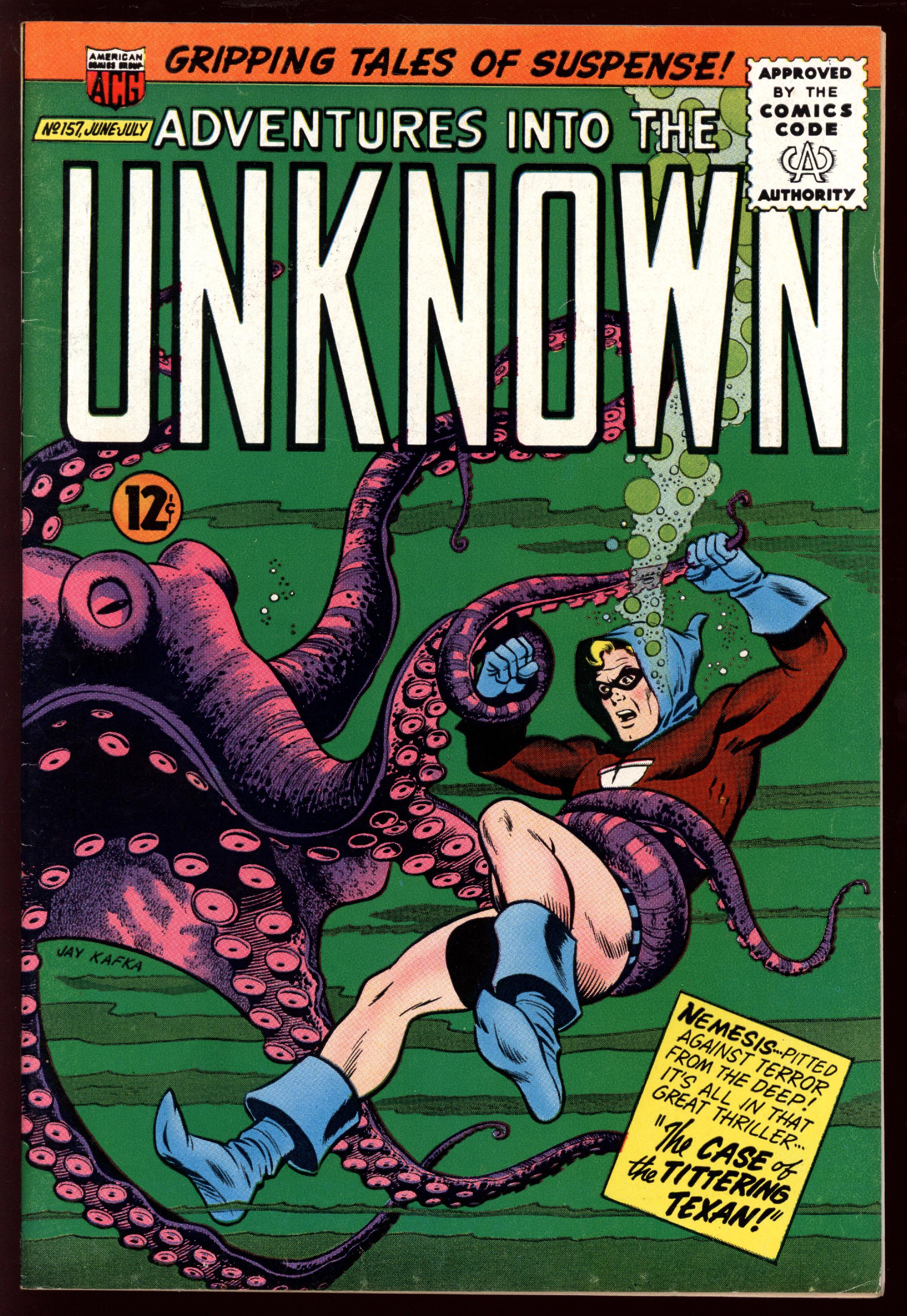 ADVENTURES INTO THE UNKNOWN Front Cover