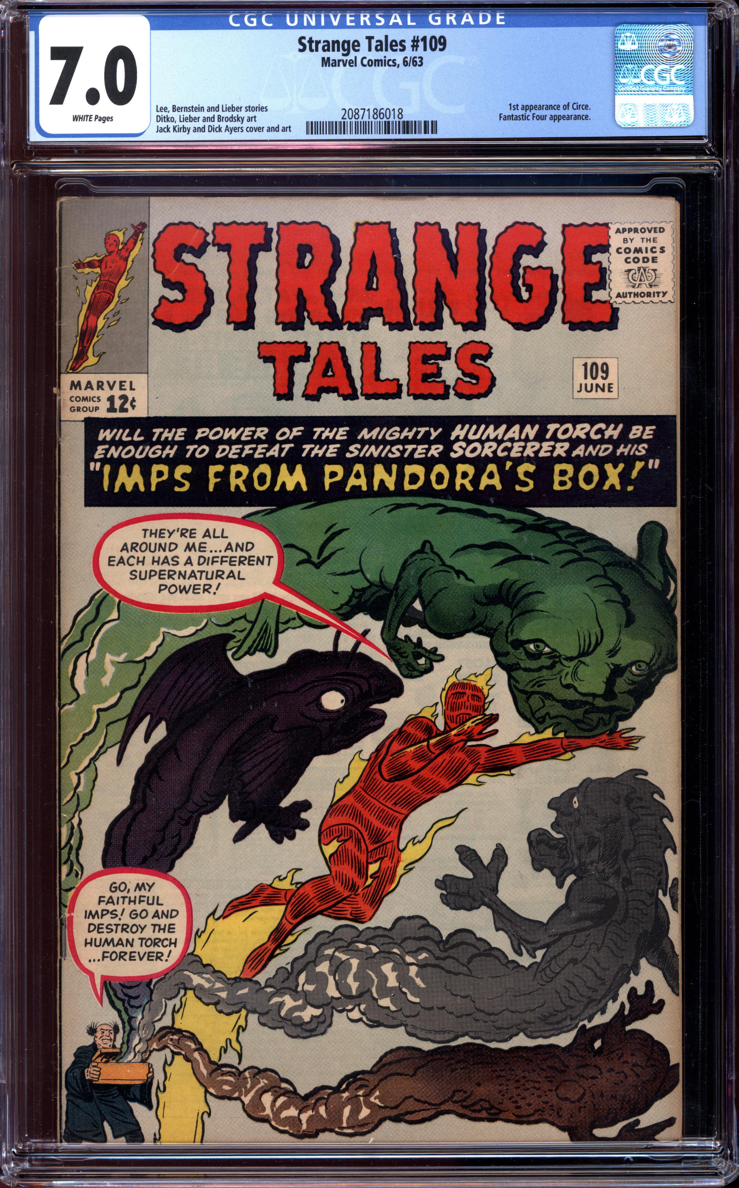STRANGE TALES Front Cover