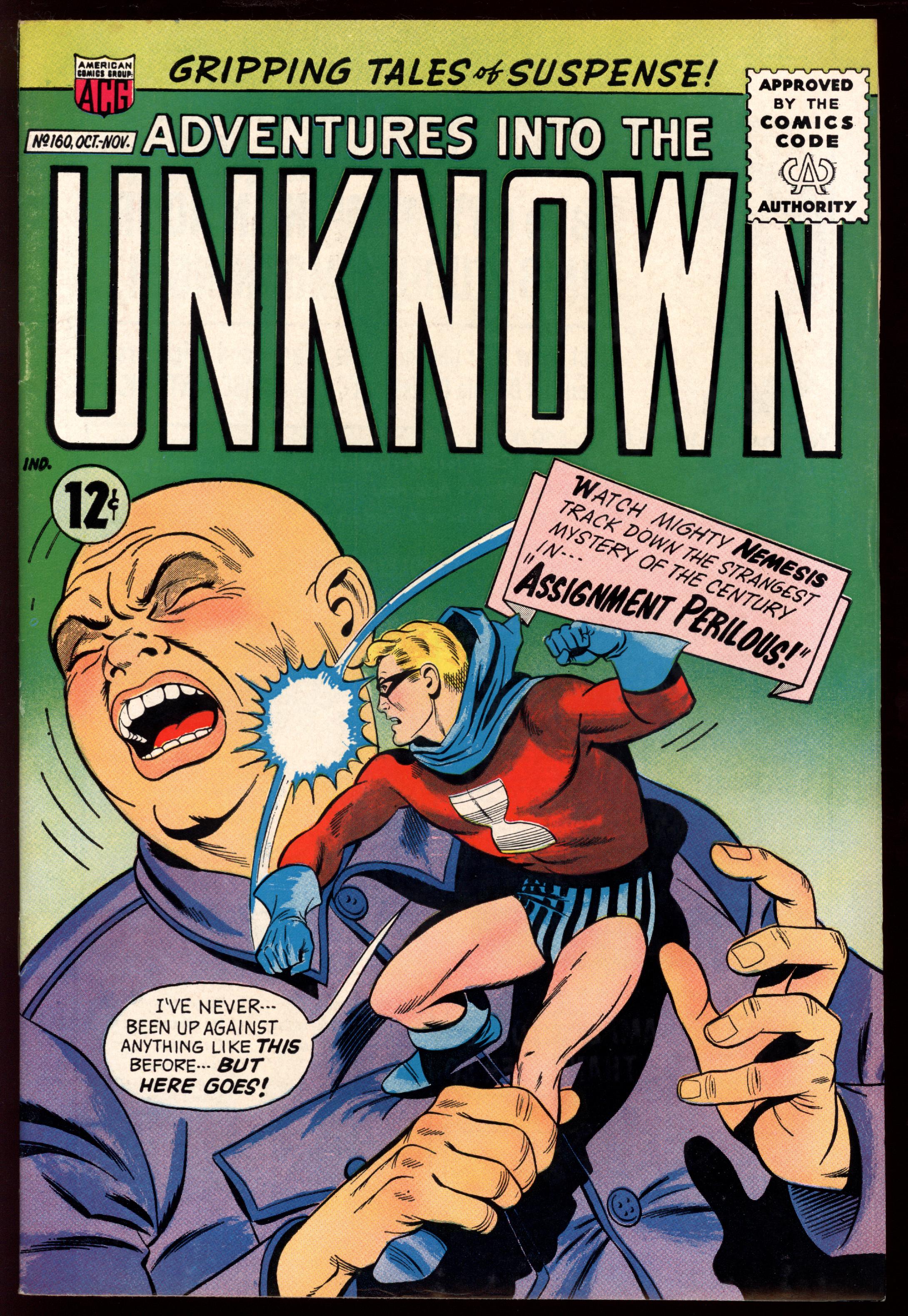 ADVENTURES INTO THE UNKNOWN Front Cover