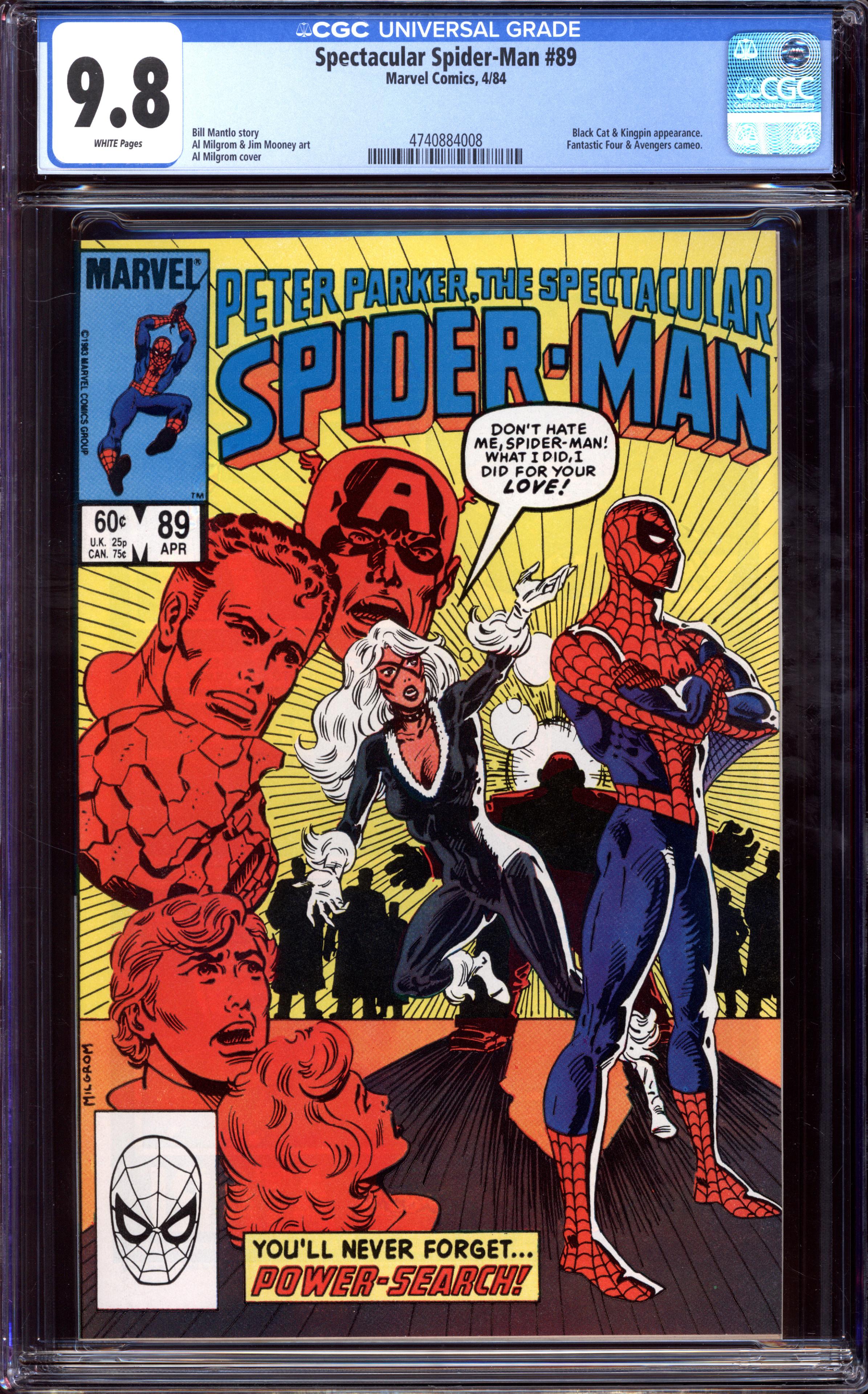 SPECTACULAR SPIDER-MAN Front Cover