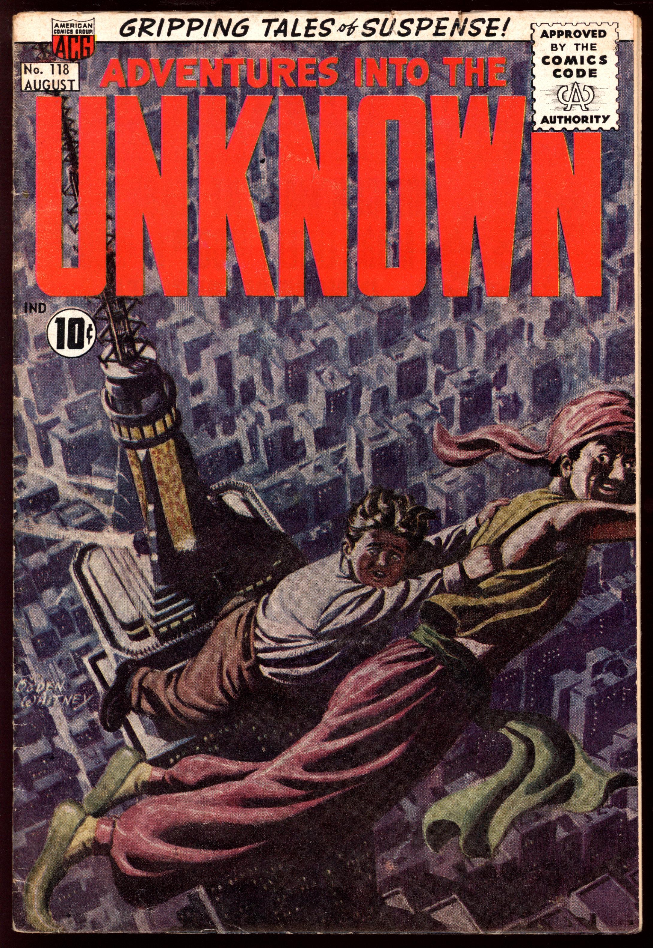 ADVENTURES INTO THE UNKNOWN Front Cover