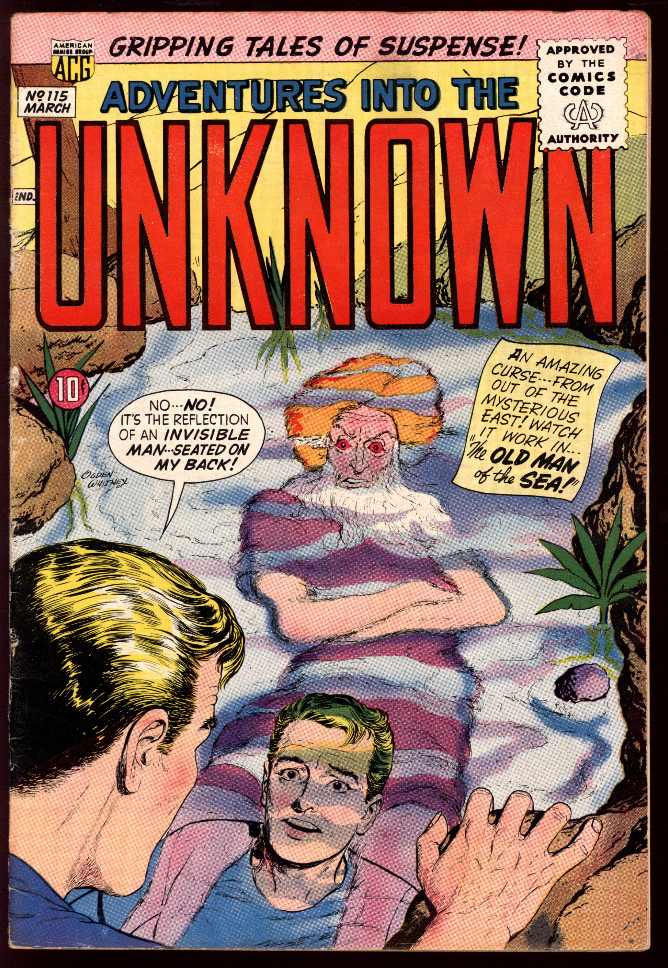 ADVENTURES INTO THE UNKNOWN Front Cover