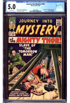 JOURNEY INTO MYSTERY #102 CGC 5.0 OW PAGES front cover