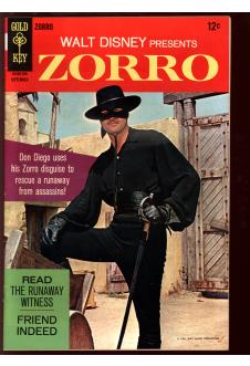WALT DISNEY PRESENTS ZORRO #7 7.0 front cover