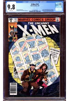 X-MEN #141 CGC 9.8 WHITE PAGES front cover