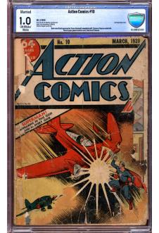 ACTION COMICS #10 CBCS 1.0 OW/WH PAGES front cover