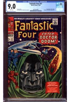 FANTASTIC FOUR #57 CGC 9.0 WHITE PAGES front cover