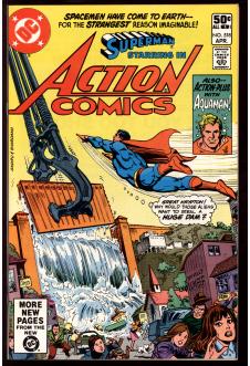 ACTION COMICS #518 9.4 front cover