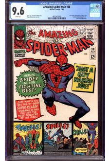 AMAZING SPIDER-MAN #38 CGC 9.6 WHITE PAGES front cover