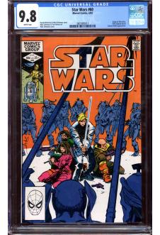 STAR WARS #60 CGC 9.8 WHITE PAGES front cover