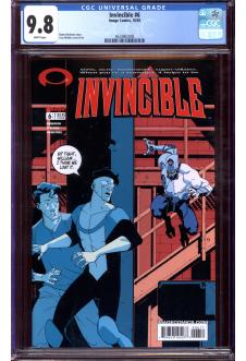 INVINCIBLE #6 CGC 9.8 WHITE PAGES front cover