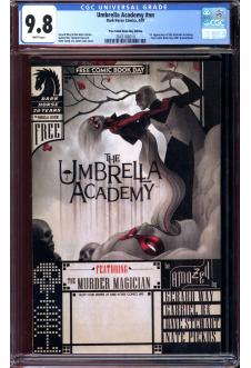 UMBELLA ACADEMY #nn CGC 9.8 WHITE PAGES front cover