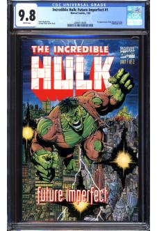 INCREDIBLE HULK: FUTURE IMPERFECT #1 CGC 9.8 WHITE PAGES front cover