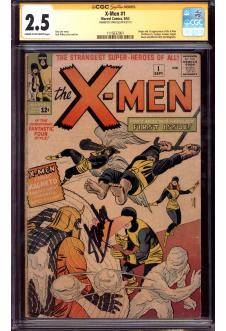 X-MEN #1 CGC 2.5 CR/OW PAGES front cover