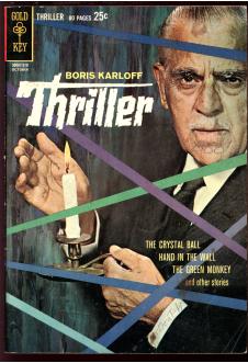 BORIS KARLOFF THRILLER #1 3.5 front cover