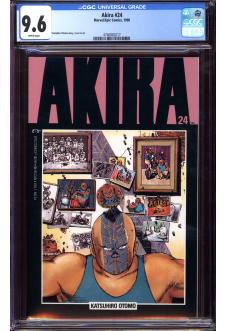 AKIRA #24 CGC 9.6 WHITE PAGES front cover