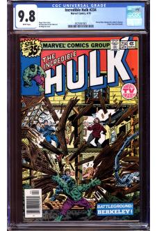 INCREDIBLE HULK #234 CGC 9.8 WHITE PAGES front cover