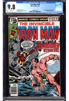 IRON MAN #120 CGC 9.8 WHITE PAGES front cover