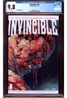 INVINCIBLE #120 CGC 9.8 WHITE PAGES front cover