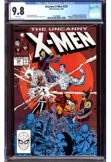 X-MEN #229 CGC 9.8 WHITE PAGES front cover