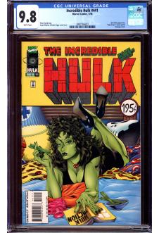 INCREDIBLE HULK #441 CGC 9.8 WHITE PAGES front cover