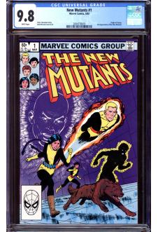 NEW MUTANTS #1 CGC 9.8 WHITE PAGES front cover