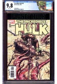 INCREDIBLE HULK #92 CGC 9.8 WHITE PAGES front cover