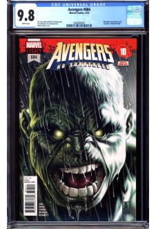 AVENGERS #684 CGC 9.8 WHITE PAGES front cover