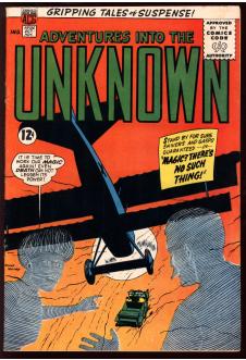 ADVENTURES INTO THE UNKNOWN #136 6.5 front cover