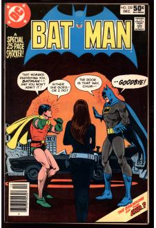 BATMAN #330 7.5 front cover