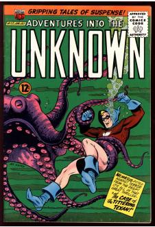 ADVENTURES INTO THE UNKNOWN #157 7.5 front cover