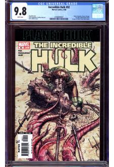INCREDIBLE HULK #92 CGC 9.8 WHITE PAGES front cover