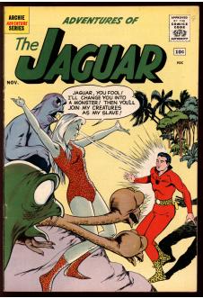 ADVENTURES OF THE JAGUAR #3 6.5 front cover