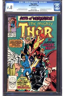 THOR #412 CGC 9.8 WHITE PAGES front cover