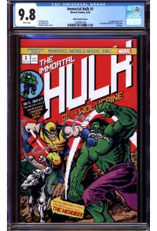 IMMORTAL HULK #1 CGC 9.8 WHITE PAGES front cover