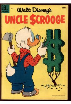 WALT DISNEY'S UNCLE SCROOGE #9 4.0 front cover