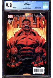 HULK #1 CGC 9.8 WHITE PAGES front cover