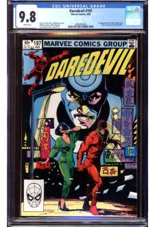 DAREDEVIL #197 CGC 9.8 WHITE PAGES front cover