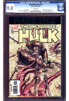 INCREDIBLE HULK #92 CGC 9.8 WHITE PAGES front cover