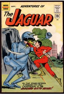 ADVENTURES OF THE JAGUAR #8 7.0 front cover