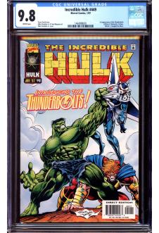 INCREDIBLE HULK #449 CGC 9.8 WHITE PAGES front cover