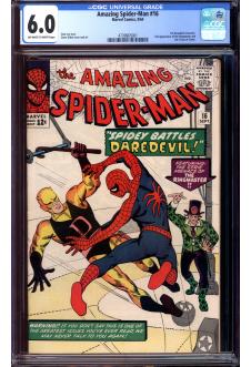 AMAZING SPIDER-MAN #16 CGC 6.0 OW/WH PAGES front cover