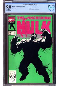 INCREDIBLE HULK #337 CBCS 9.8 WHITE PAGES front cover