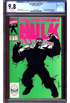 INCREDIBLE HULK #337 CGC 9.8 WHITE PAGES front cover