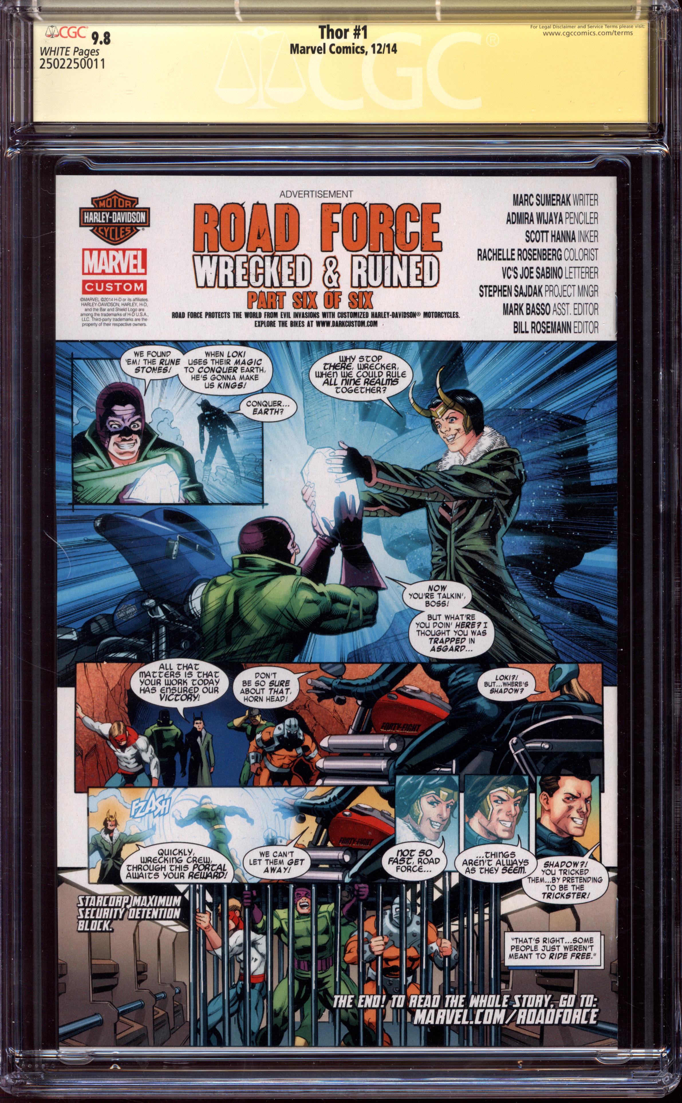 THOR Back Cover