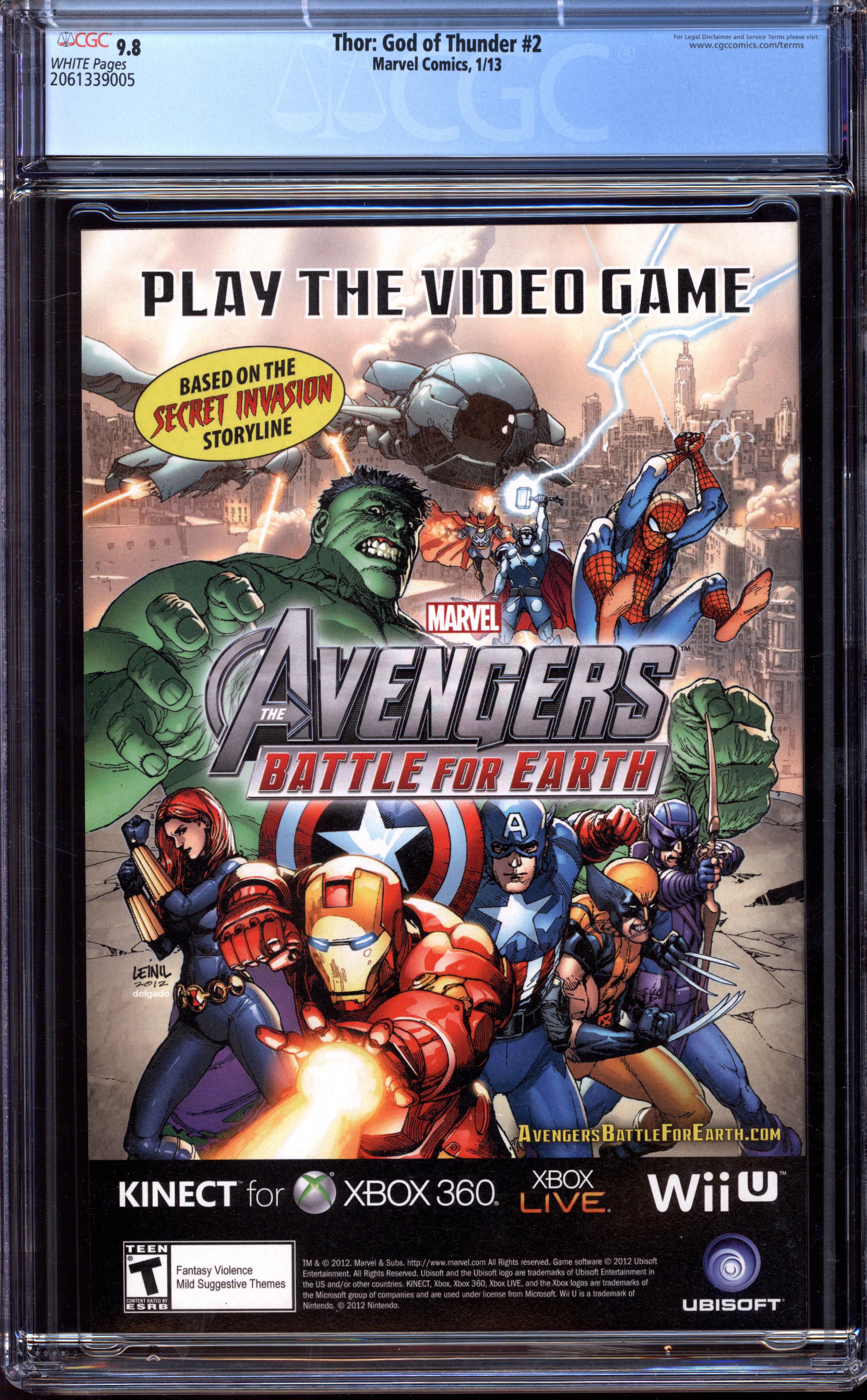 THOR: GOD OF THUNDER Back Cover