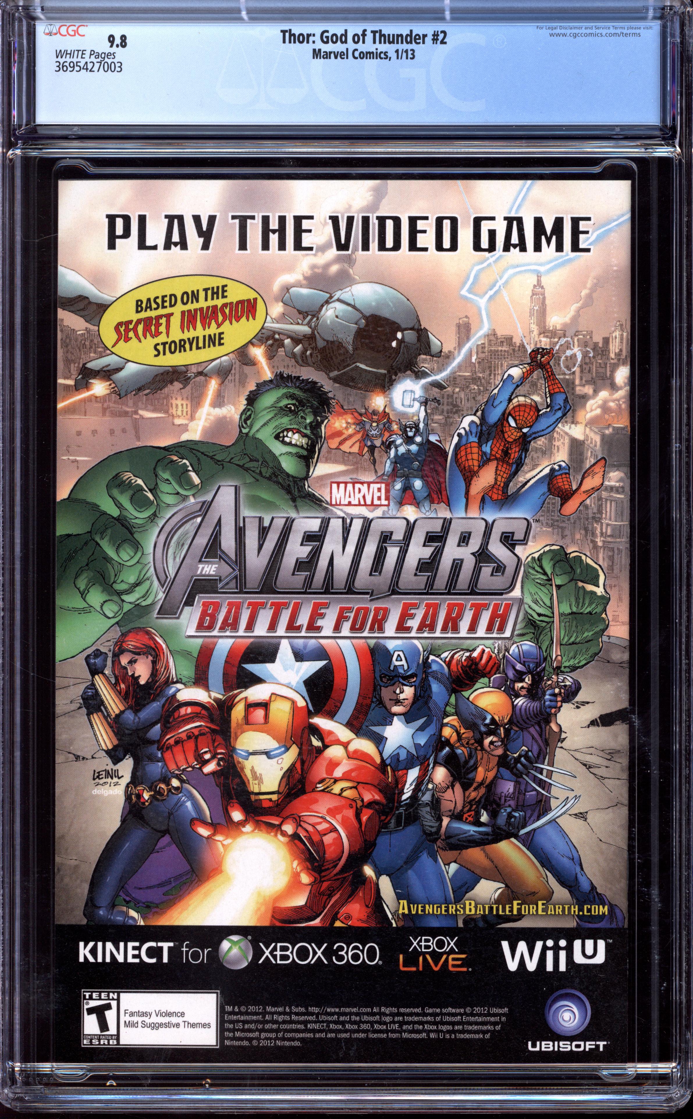 THOR: GOD OF THUNDER Back Cover